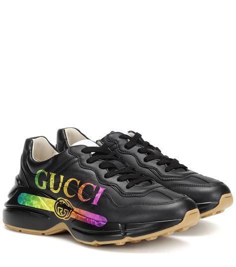 womens black gucci trainers|all black sneakers Gucci men.